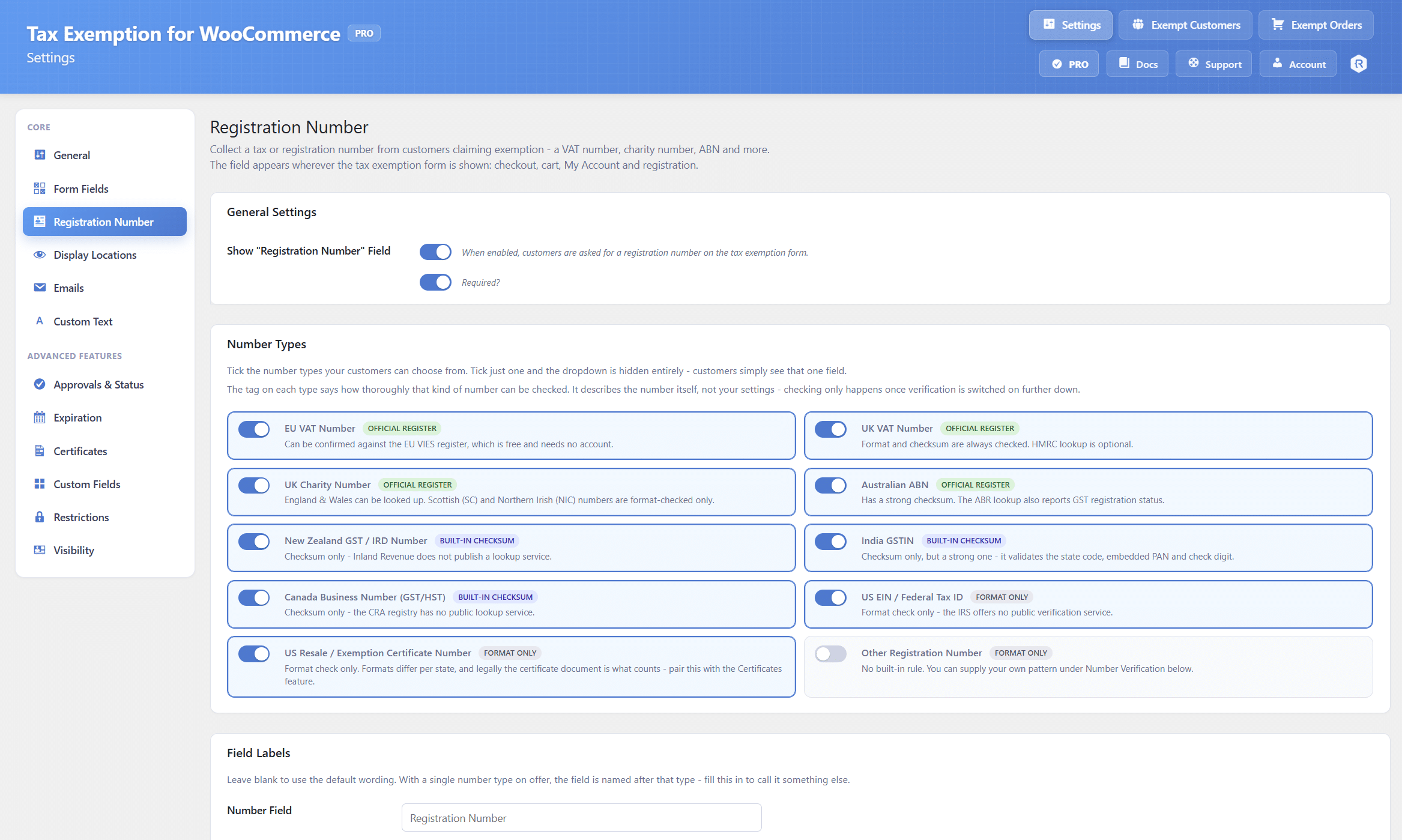 Update 3.0.0 – Tax Exemption for WooCommerce: Registration Number, Expiry Reminders, and more!